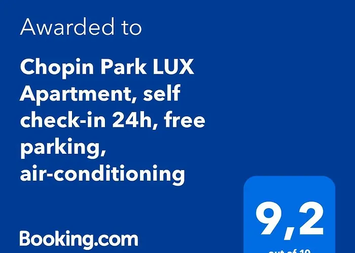 Chopin Park Lux Apartment, Self Check-in 24h, Free Parking, Air-conditioning